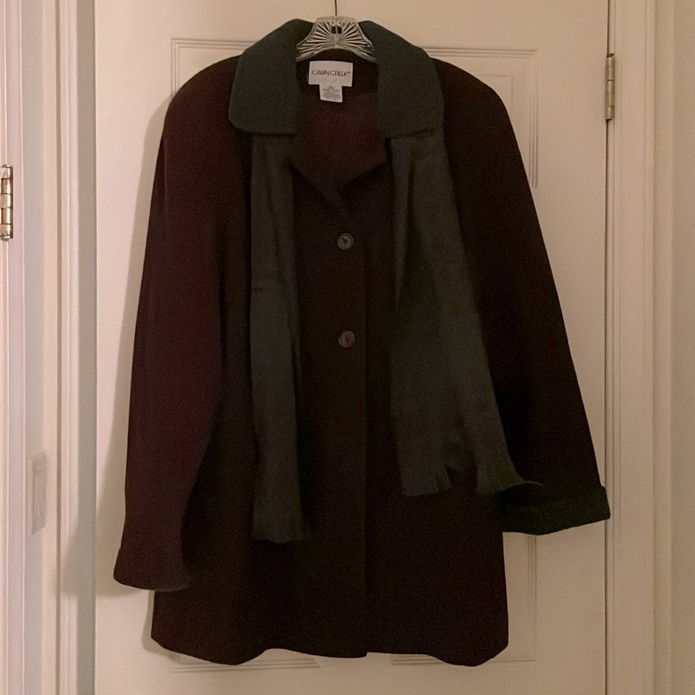 Ladies Wool Coat. Cabin Creek size 14 Petite